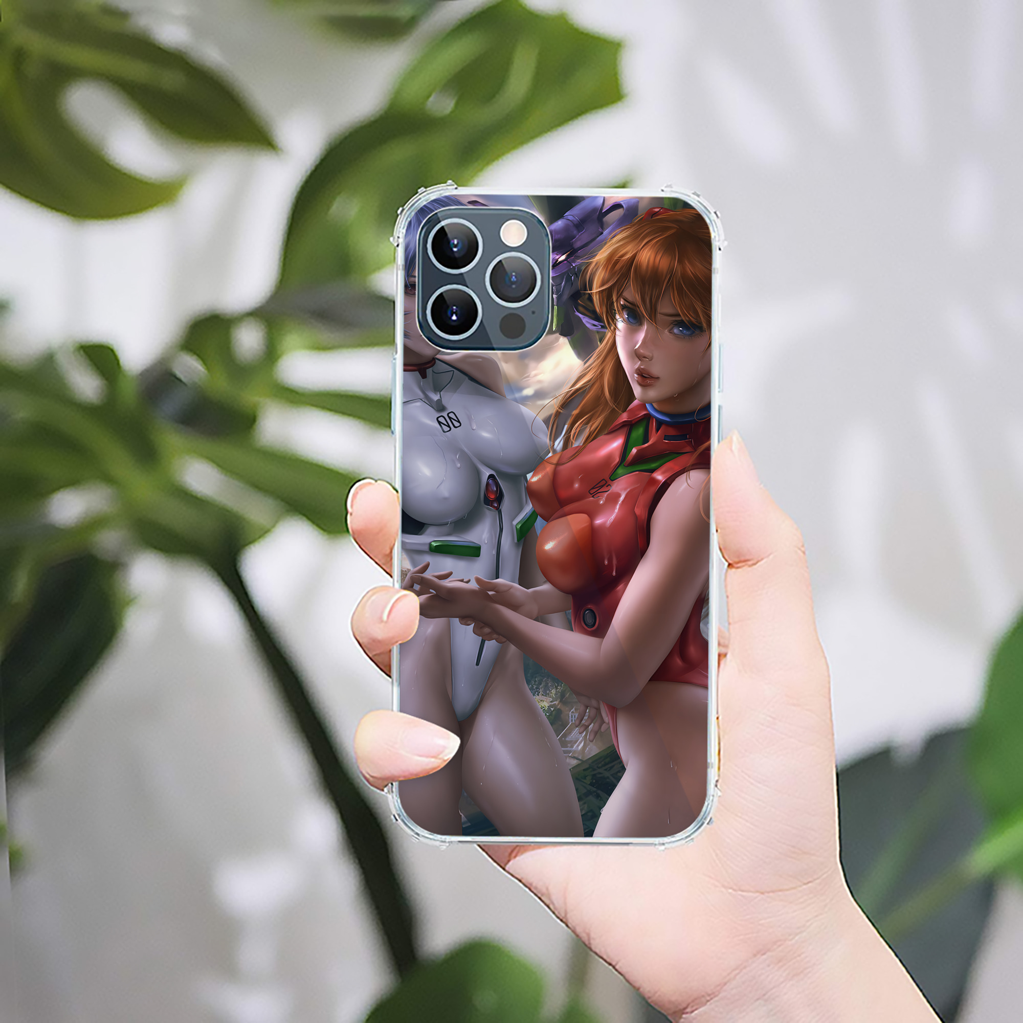 （画像用） EVA 新世紀エヴァンゲリオン 【iPhone 12シリーズ対応】透明スマホケース（クリアソフトケース）